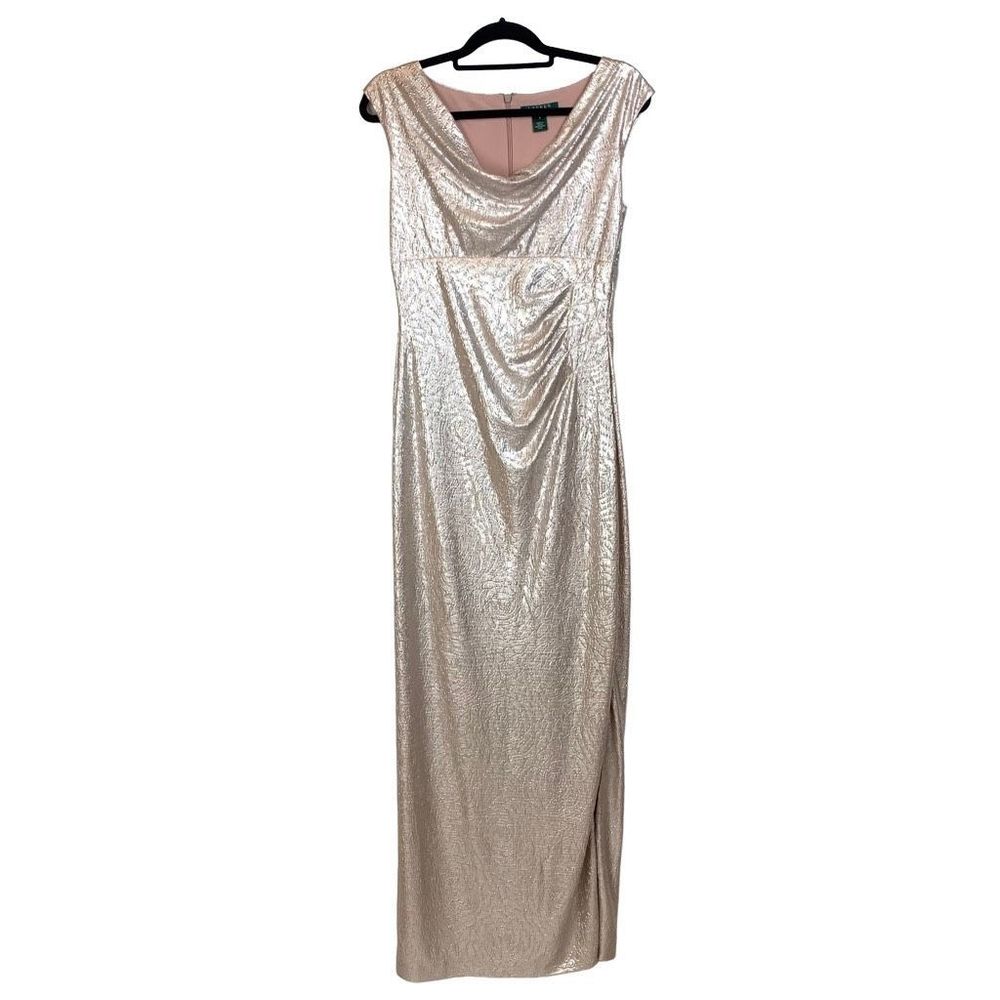 Lauren Ralph Lauren Metallic Maxi Dress